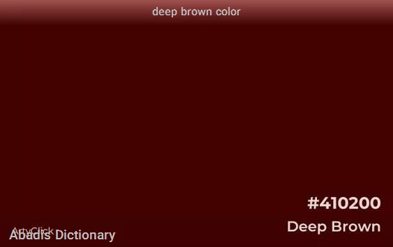 deep brown color